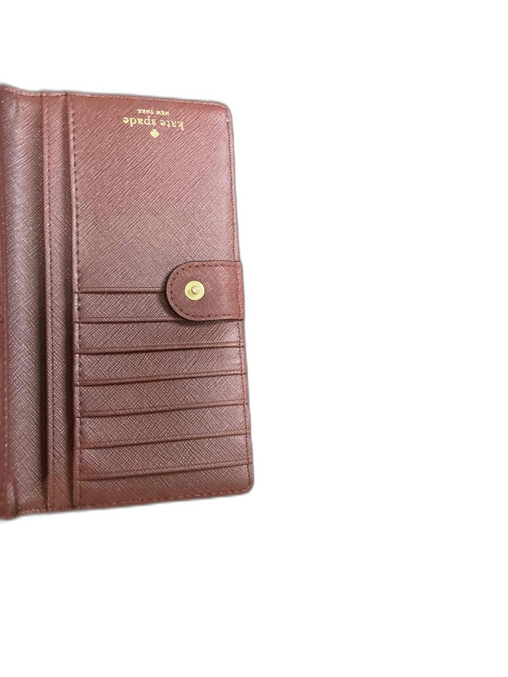 Kate Spade New York Staci Bifold Wallet In Deep Cherrywood Red NWT - Picture 8 of 8